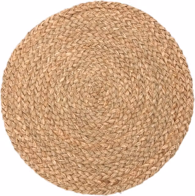 Dexam Sintra Set of 4 Round Seagrass Placemats in Beige