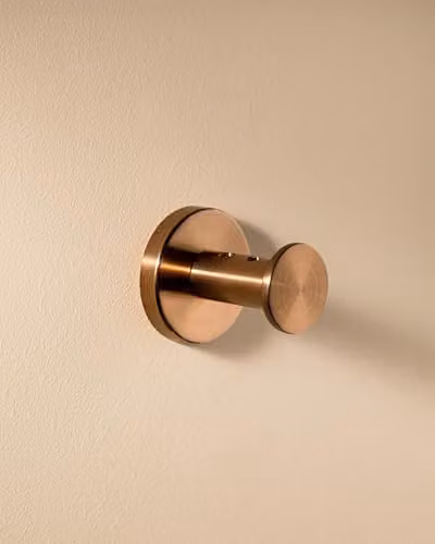 Cosmo Architect Sp Wall Hook in Brushed Copper Metal for Towels – 2
