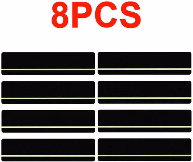 PAWNORA Non Slip Safety Strips with Strong Self Adhesive in Black and Green – 1