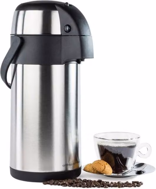 Andrew James 3L Water Dispenser Airpot in Silver