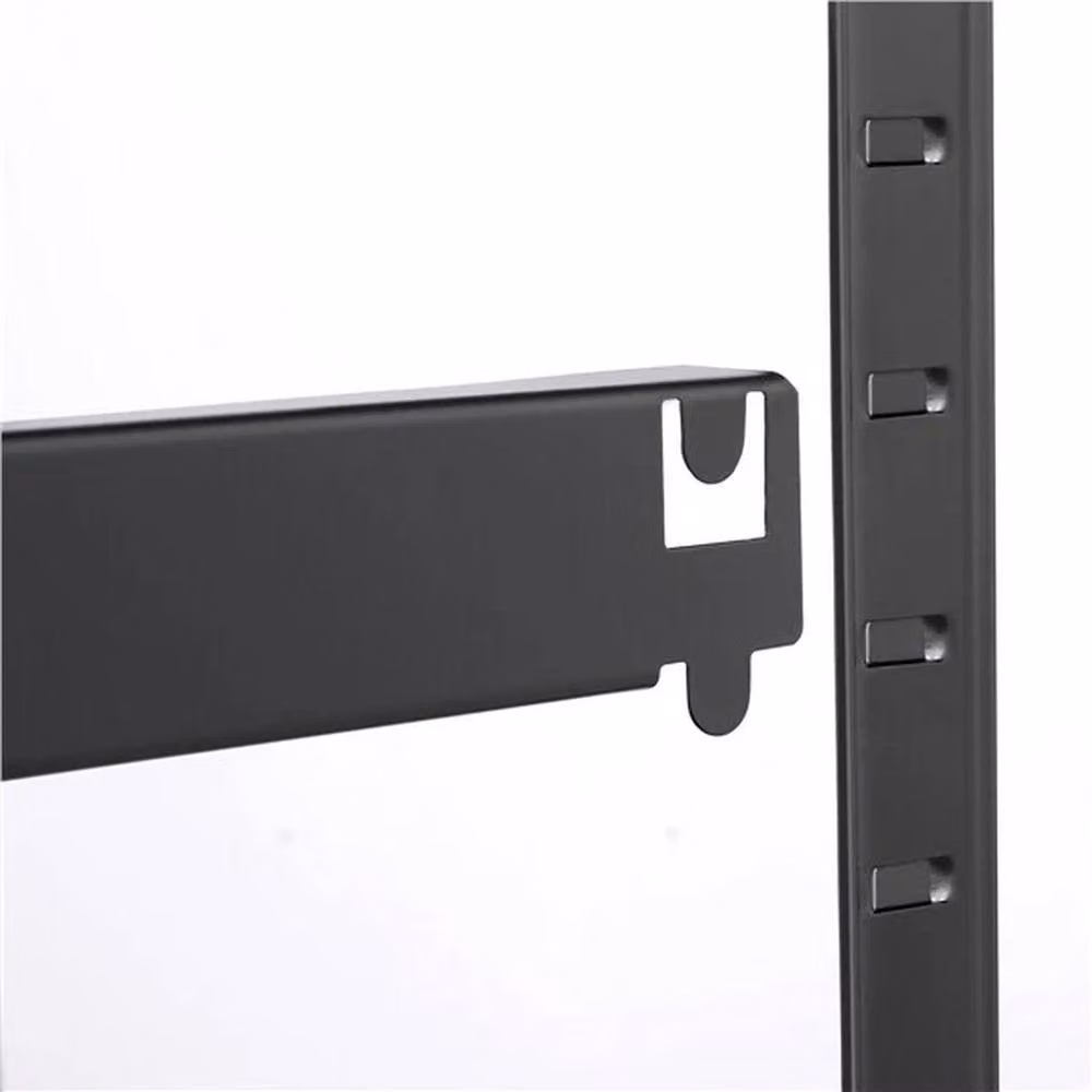 KORVIXA 5 Tier Heavy Duty Metal and MDF Storage Shelving Unit in Black – 4