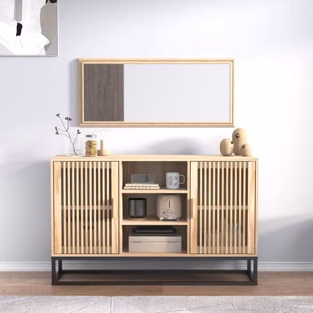 Berkfield Home Classic Sideboard in Brown, W/D/H: 105 x 30 x 65 cm