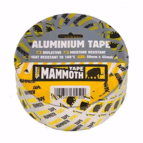 Everbuild Aluminium Composite Tape in Silver or Grey, W: 50 mm x L: 45 m