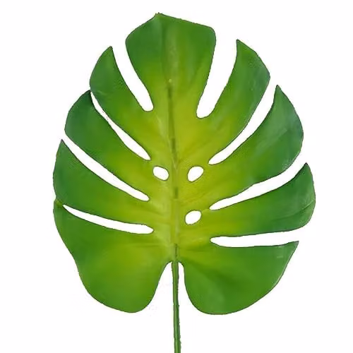 Leaf Single Artificial Monstera Green 55cm