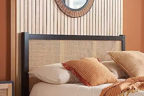 Birlea Croxley Rattan King Size Bed Frame in Black Oak – 3