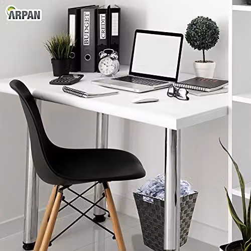 Arpan Grey Nylon Plastic Square Waste Paper Bin with Handles – 7