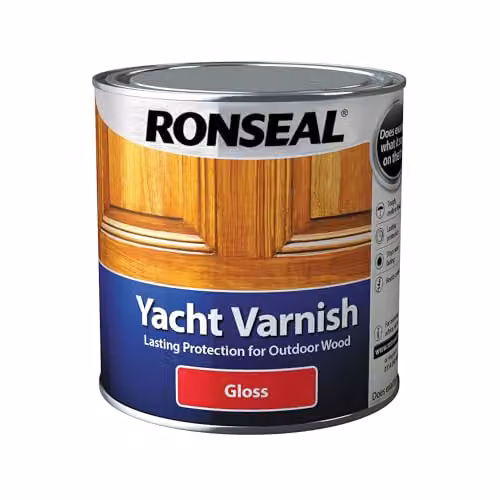 Ronseal Yacht Varnish Gloss Clear 1L