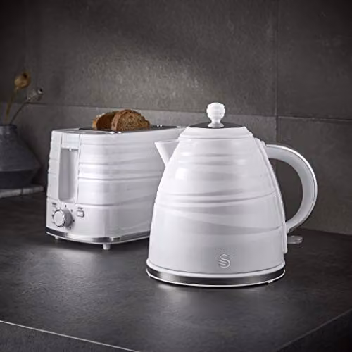 Swan 2 Slice Symphony Toaster in White – 2