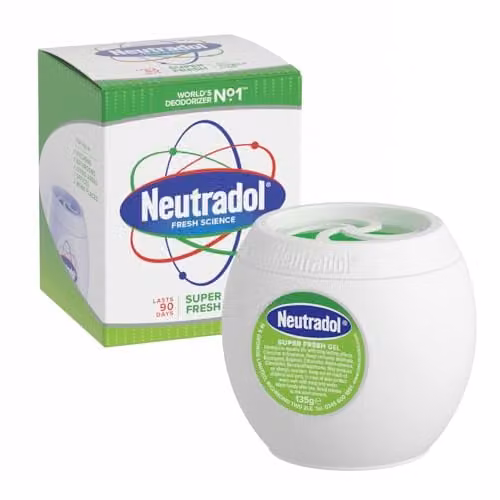 Neutradol Gel Odour Destroyer Super Fresh 140 g White