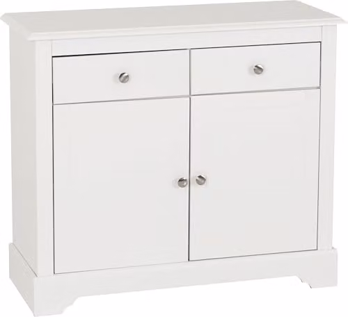 Seconique Stratford 2 Door 2 Drawer Sideboard in White – 1