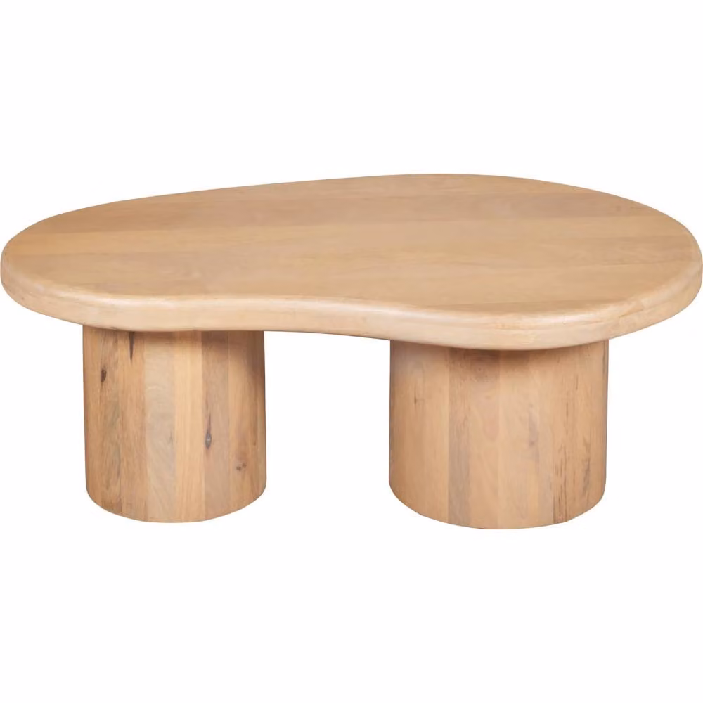 Wyld Haus Buffalo Abstract Mango Wood Coffee Table in Brown – 2