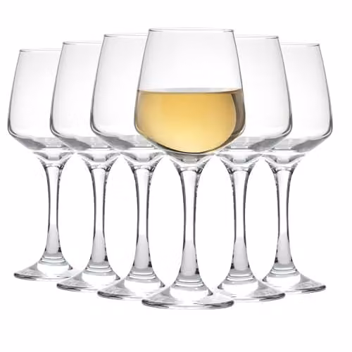 Argon Tableware Tallo White Wine Glasses, Set of 6, 295ml, Transparent – 1
