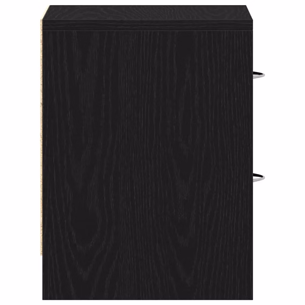 Berkfield Home Black Oak Bedside Cabinet W/D/H: 40 x 30 x 40 cm – 3