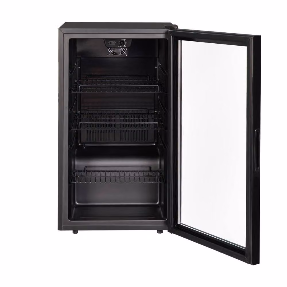 SIA 110L Under Counter Drinks Fridge and Wine Cooler in Black, DC10BL – 2