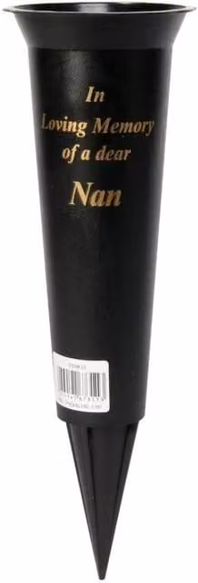 KDMD Black and Gold Nan Grave Vase Set of 5, Height: 23 cm