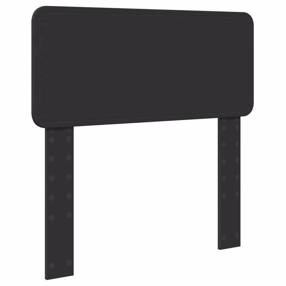 Berkfield Home Black Solid Pine Wood Bed Frame with Headboard W: 75 cm, L: 190 cm – 3