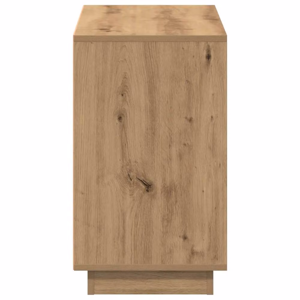 Berkfield Home Artisan Oak Sideboard in Brown, W/D/H: 102 x 35 x 60 cm – 4