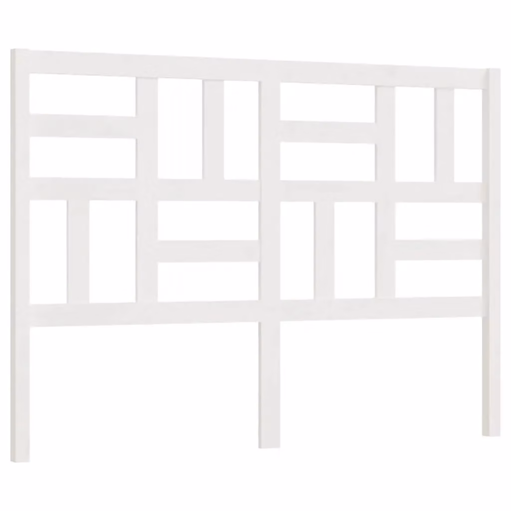 Berkfield Home White Solid Pine Wood Bed Headboard, W/D/H: 166 x 4 x 104 cm – 2