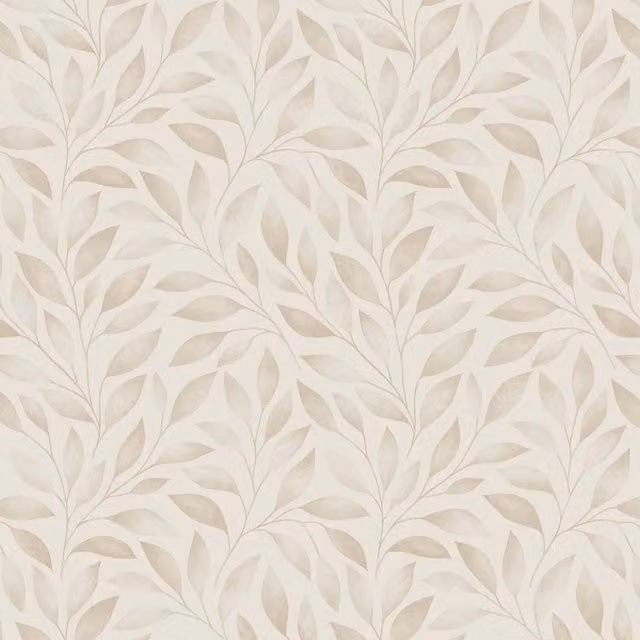 I Love Wallpaper Gentle Vines Botanical Floral Wallpaper in Sand, Yellow and Beige