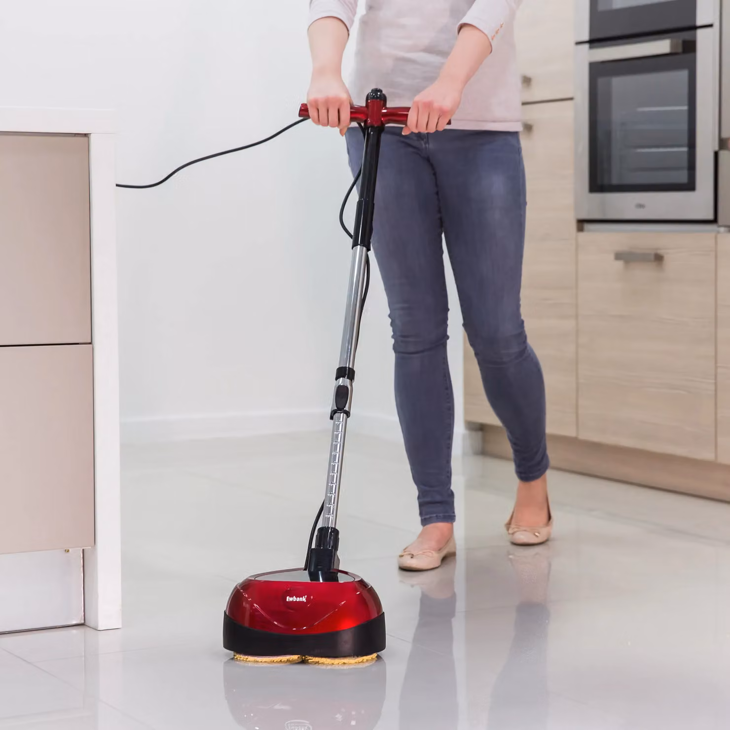Ewbank Multi-Use Floor Cleaner and Polisher in Red – 2