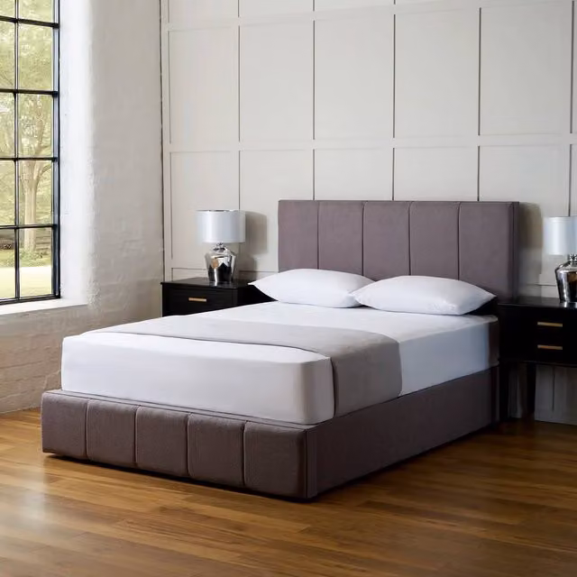 Paradise Beds Ltd Polly Traditional Ottoman Bed Frame in Grey, Single, W: 90 cm x D: 200 cm