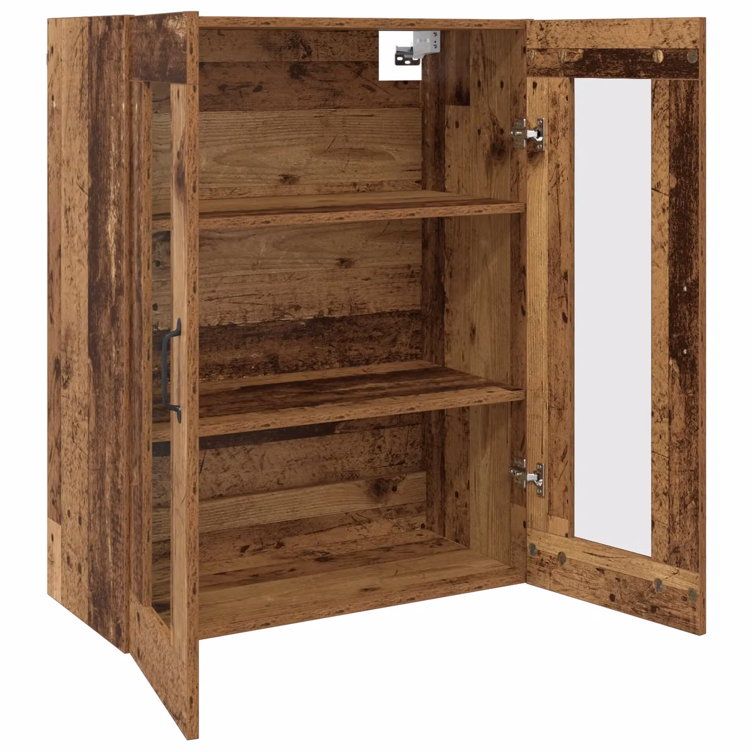 Berkfield Home Modern Hanging Wall Cabinet in Brown, W/D/H: 69.5 x 34 x 90 cm – 3