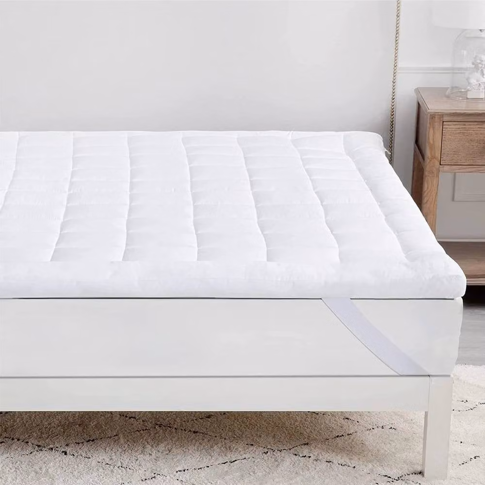 Hinsinc White Hotel Quality Cot Mattress Topper, 10 cm Thick – 4