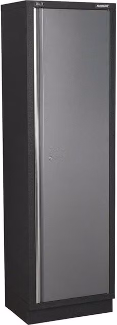 Loops Multicolour Full Height Modular Floor Cabinet with Lockable Hinged Doors and Internal Shelves, W/D/H: 60 x 46 x 200 cm