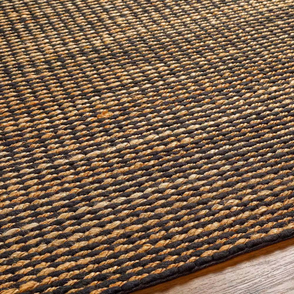 Livabliss Priya Hand Woven Modern Jute and Wool Living Room Rug in Brown and Black, W: 185 cm, L: 275 cm – 3