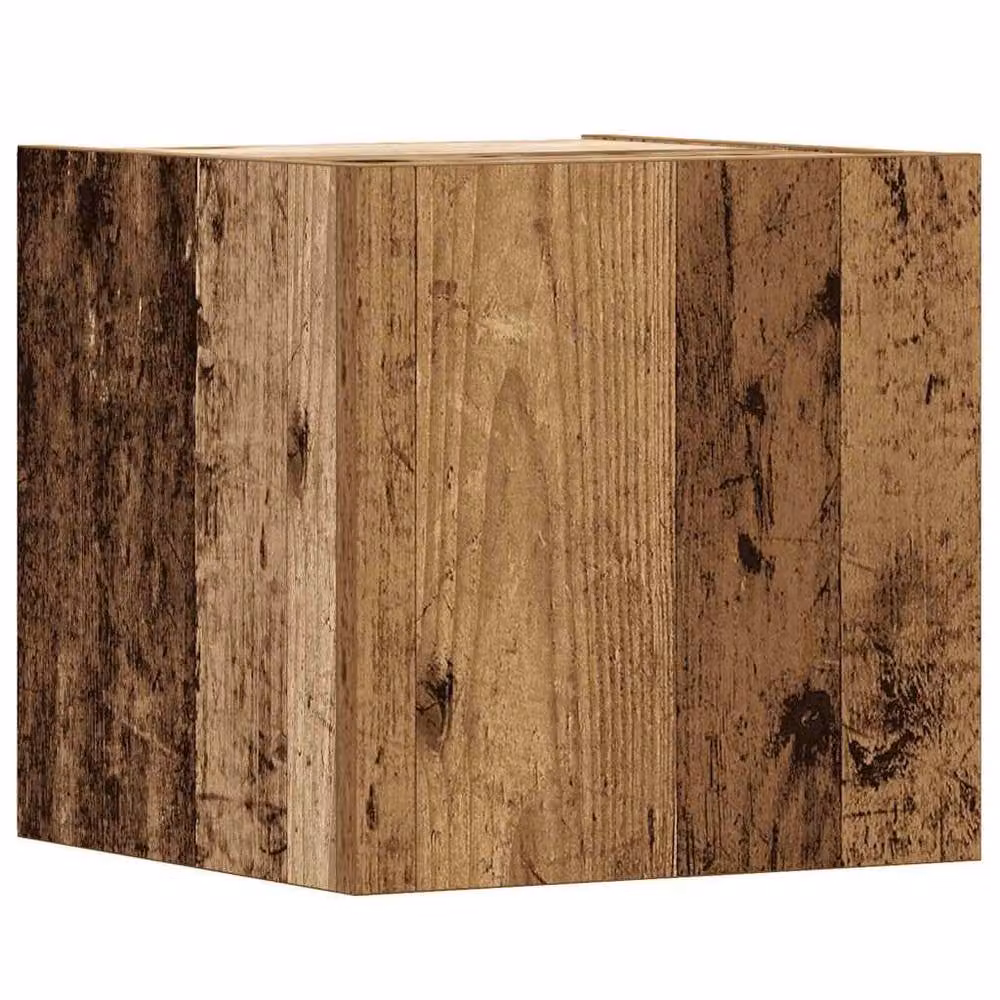Berkfield Home Classic 5 Piece Wall-mounted TV Cabinet Set in Brown Engineered Wood – 5