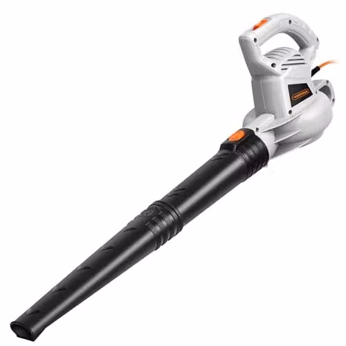 VonHaus Corded Leaf Blower 3000W in Black, Grey and Orange – 1