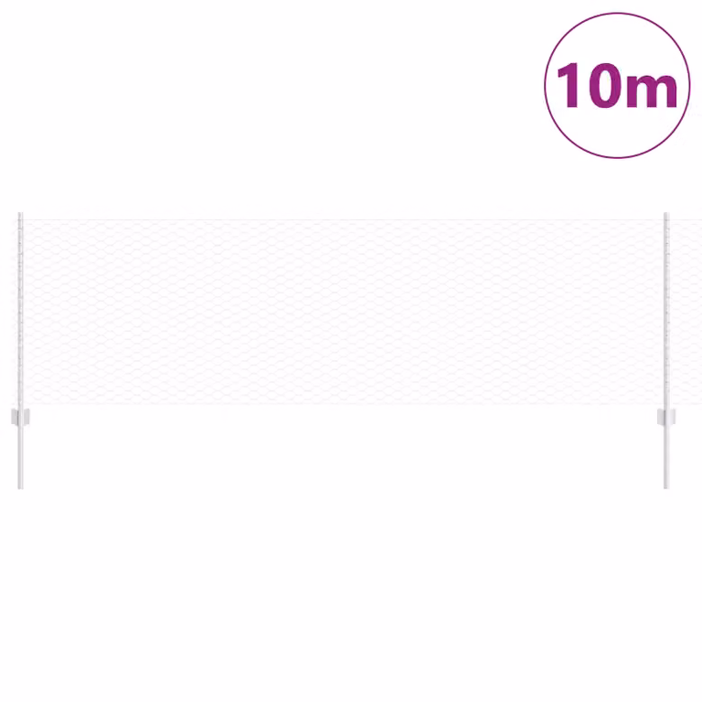 Berkfield Home 5-Piece U-Channel Fence Posts in Silver Galvanised Steel, Height: 80 cm