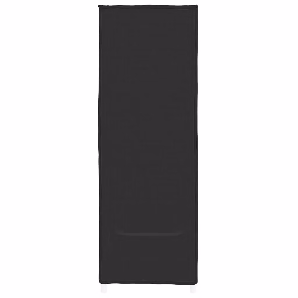 Berkfield Home Black Fabric and Metal Shoe Cabinet W/D/H: 60 x 28 x 90 cm – 3
