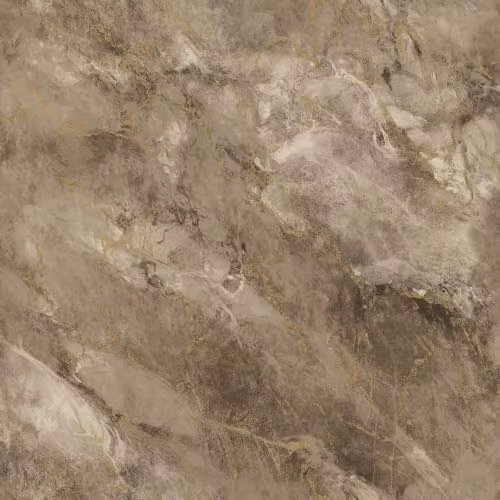 Belgravia Decor Marble Stone Effect Wallpaper with Metallic Elements in Brown and Gold