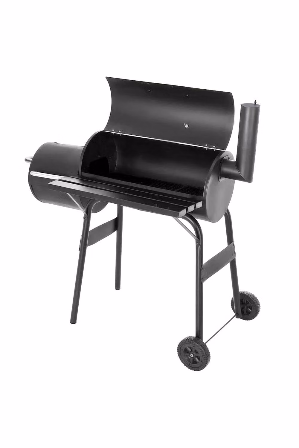 H&O Direct Charcoal BBQ Grill with Portable Trolley Wheels in Black – 2