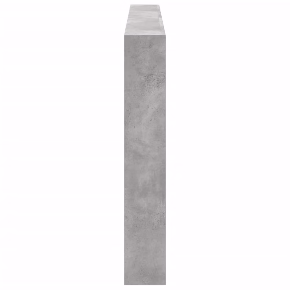 Berkfield Home Modern Headboard Cabinet with Integrated LED Lighting in Concrete Grey, W/D/H: 200 x 17 x 102 cm – 4