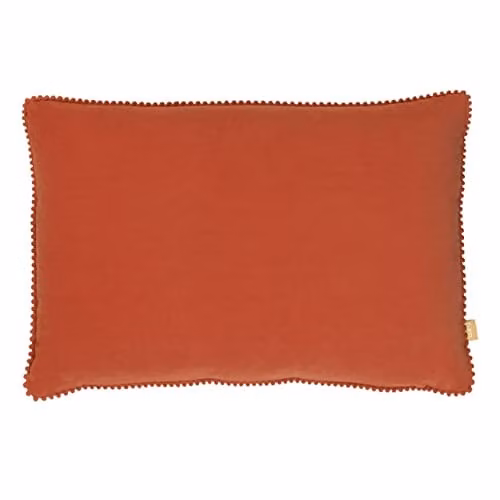 Furn Cosmo Red Velvet Square Cushion, W/D/H: 45 x 45 x 45 cm