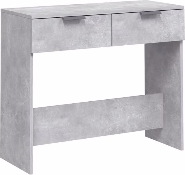 Berkfield Home Concrete Grey Console Table, W/D/H: 90 x 36 x 75 cm – 1