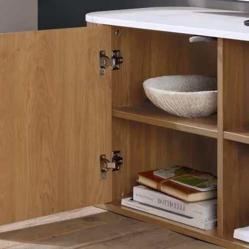 Birlea Russo Small Oak TV Unit in Brown – 2