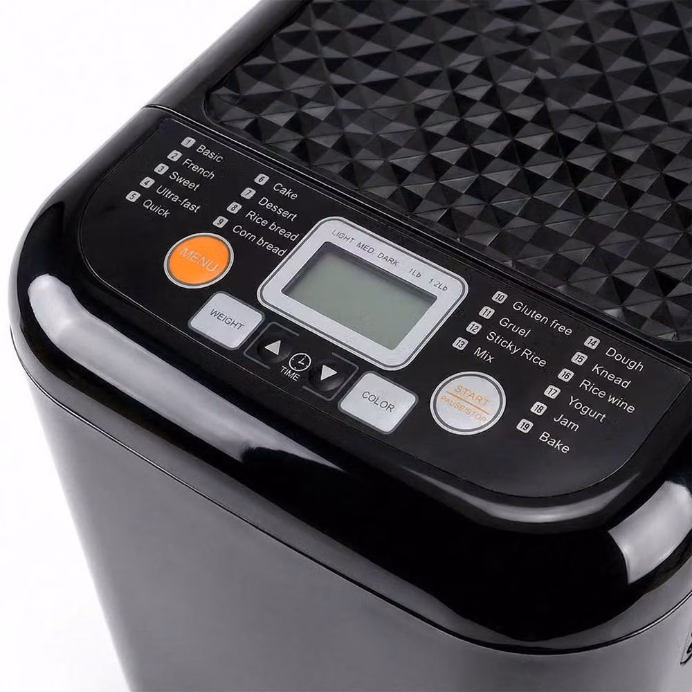 Spector Stainless Steel Bread Maker with Timer and Keep Warm Function, Black – 5