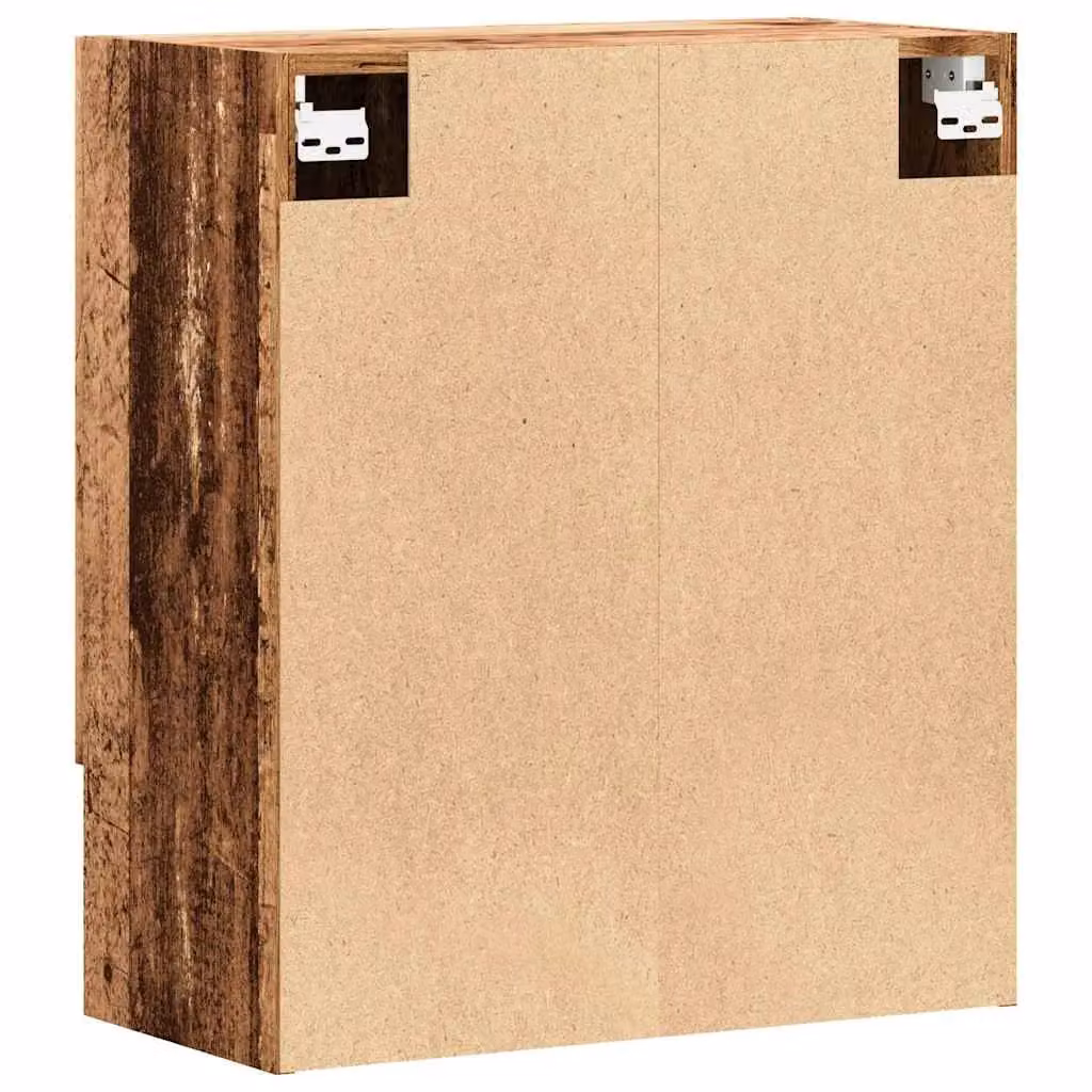 Berkfield Home Wall Mounted Cabinet in Brown Old Wood, W/D/H: 60 x 31 x 70 cm – 5