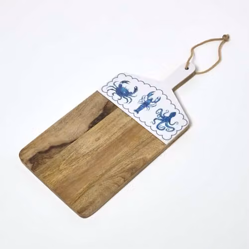 Homescapes Brown Mango Wood Rectangular Chopping Board