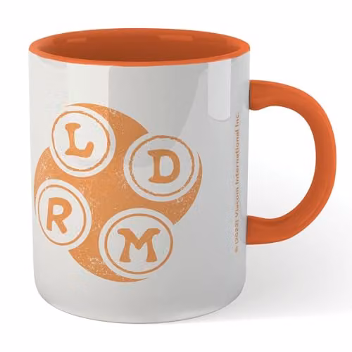 Zavvi Teenage Mutant Ninja Turtles Michelangelo Ceramic Mug in Orange and Multicolour