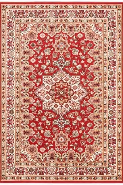 THE RUGS Oriental Parun Tabriz Red Vintage Polypropylene Carpet, W: 200 cm, D: 290 cm – 1