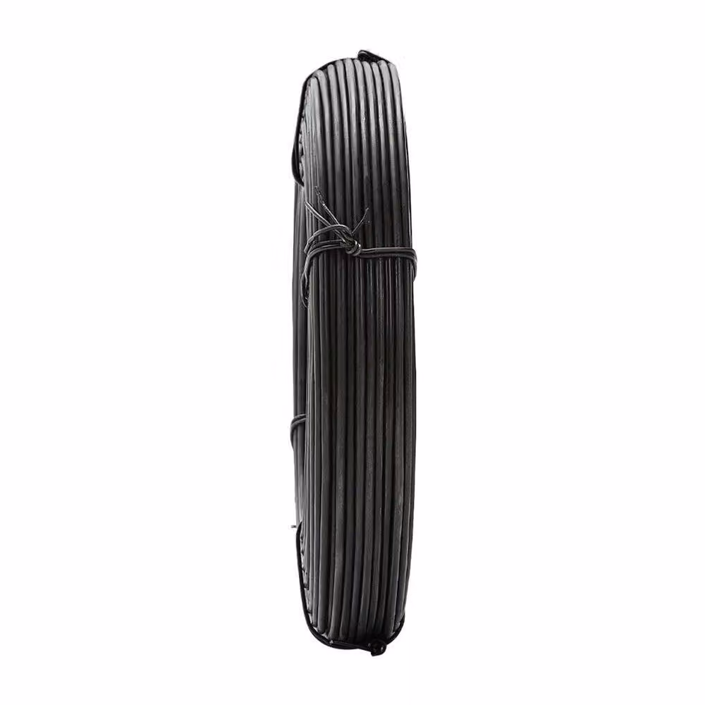 NESTLUNE Black Coated Iron Garden Plant Support Wire Coil, 52m x 2.5mm, 1kg – 4