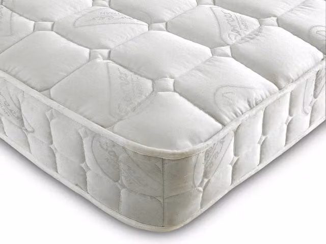 Sareer Matrah Economical Bonell Spring Mattress in a Box, White, 5ft King Size, W/D/H: 152.4 x 180 x 25 cm