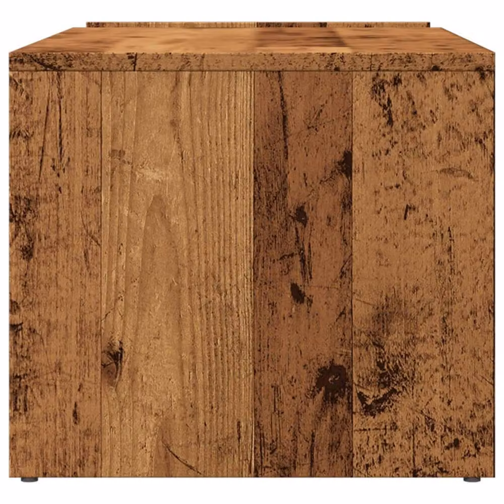 Berkfield Home Old Wood Coffee Table in Brown, W/D/H: 90 x 45 x 35 cm – 4