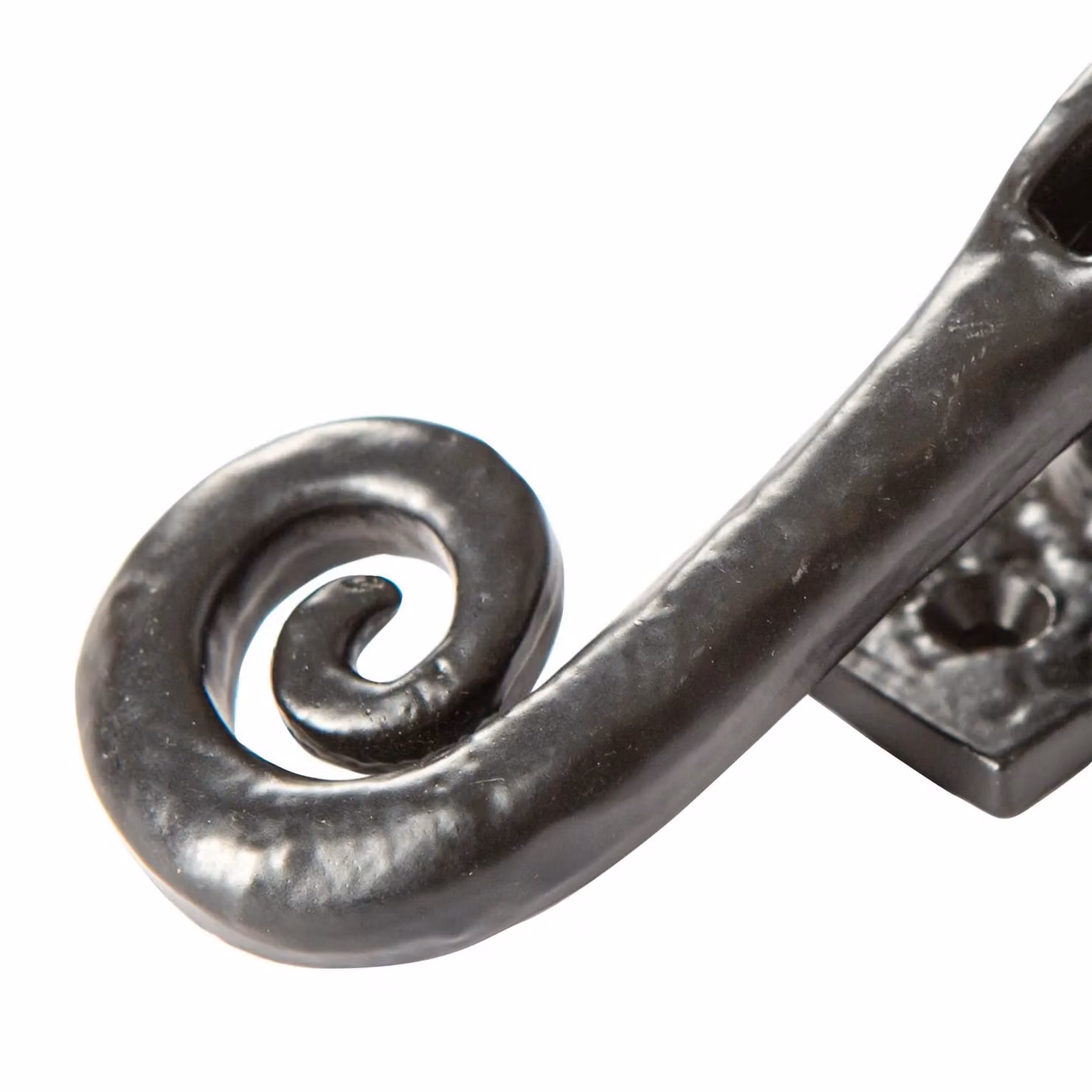 Hammer and Tongs Curly Tail Window Fastener, Left Handed, Black, Pack of 4, W: 4.5 cm, H: 11.5 cm – 5