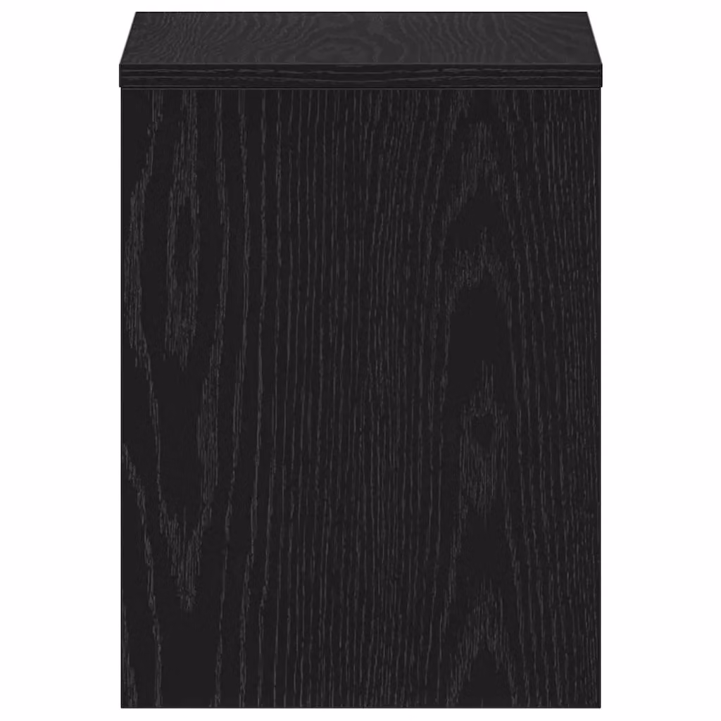 Berkfield Home Black Oak Bedside Cabinet W/D/H: 40 x 30 x 40 cm – 4