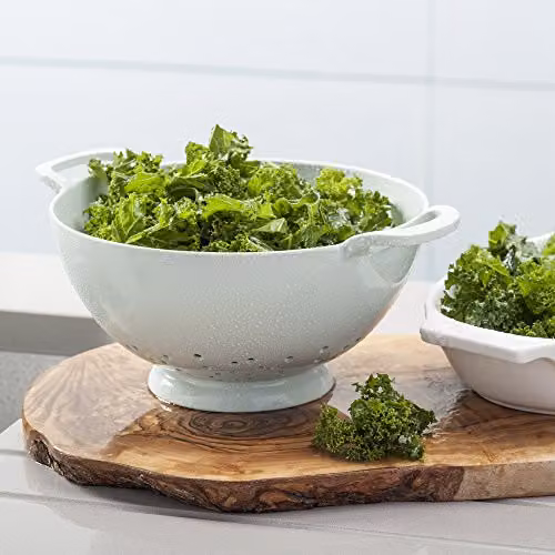 Zeal Melamine Colander with Handles in Green, 20cm – 4